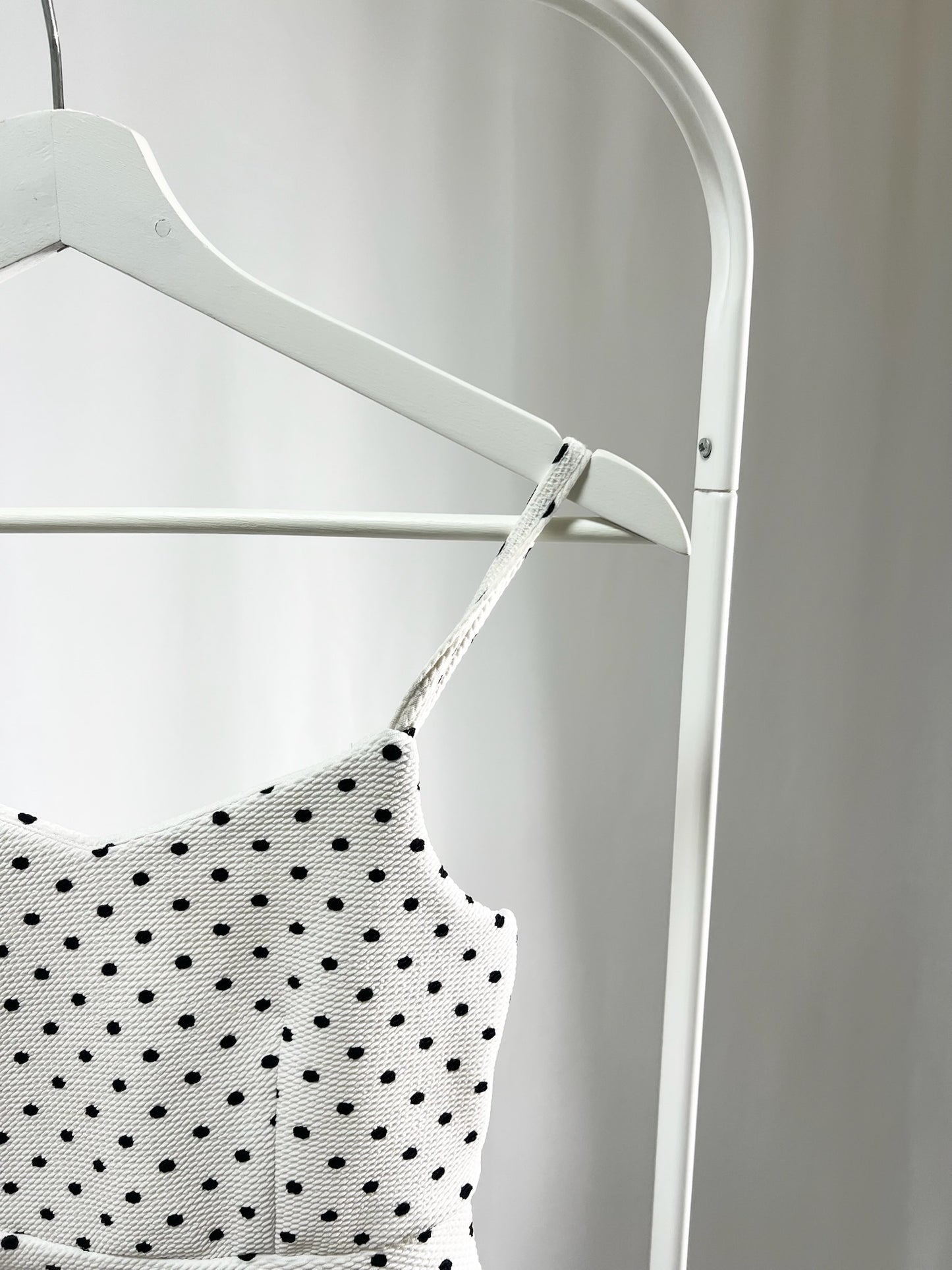 25040Polka Dot Bustier Top