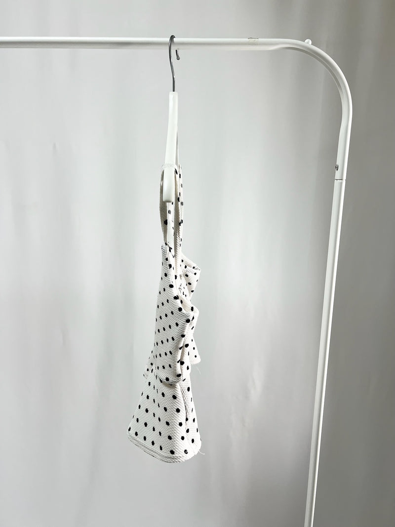 25040Polka Dot Bustier Top