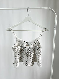 25040Polka Dot Bustier Top