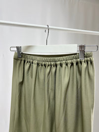 2500008Asymmetric Ruffle Midi Skirt