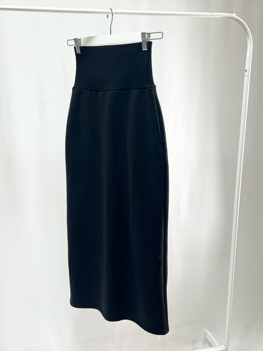 2500007Fleece-Lined High Waist Pencil Skirt