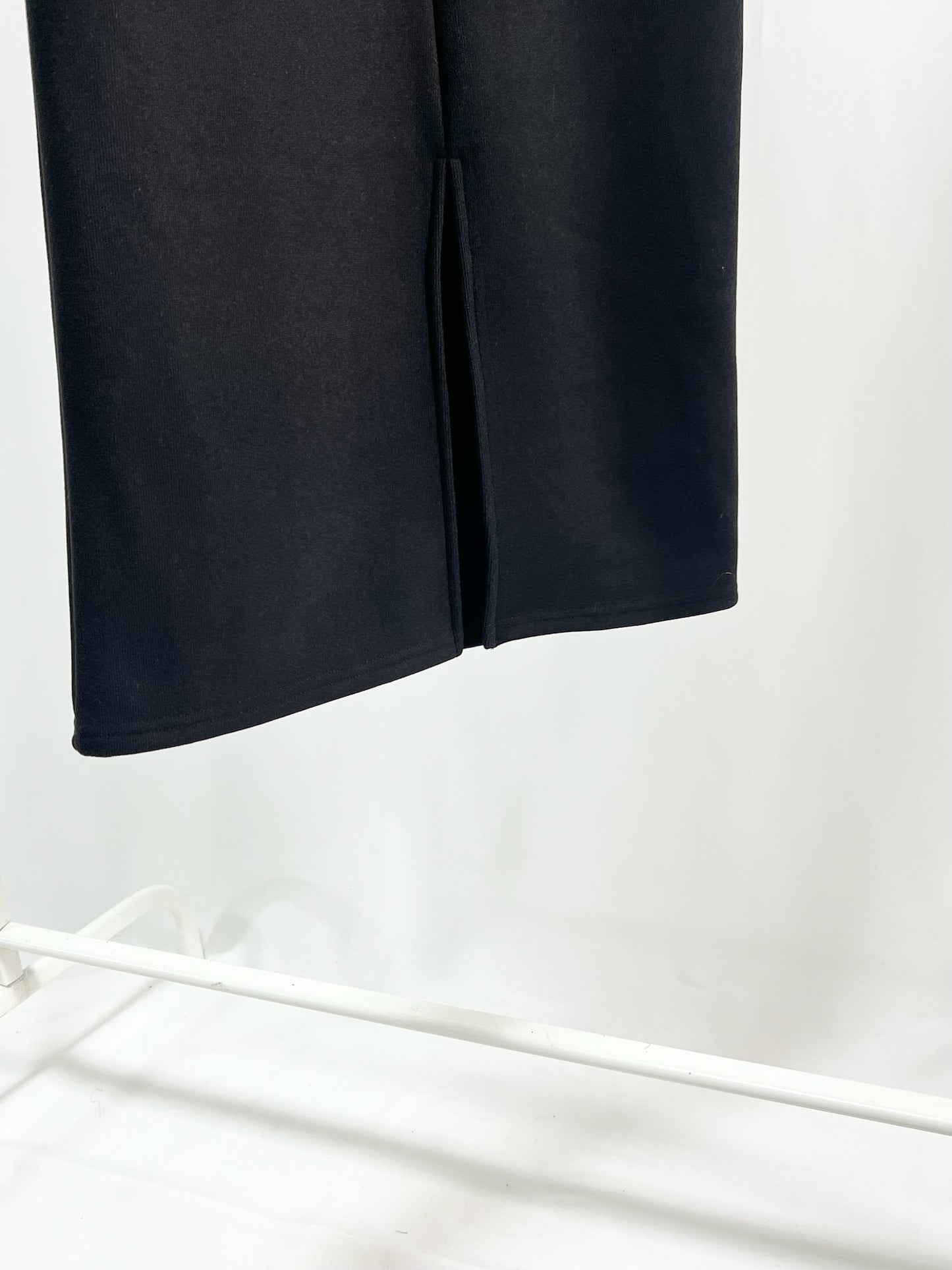 2500007Fleece-Lined High Waist Pencil Skirt
