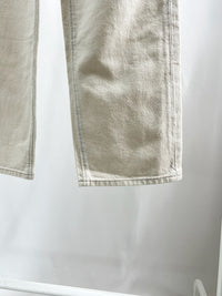 250124Ivory Straight Denim Pants
