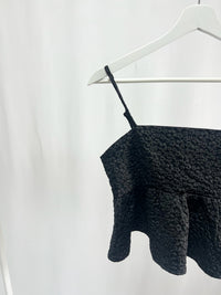 25036Textured Peplum Camisole