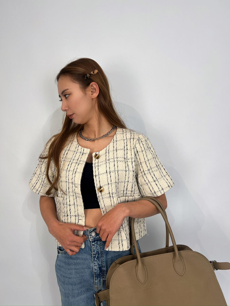 Large beige Boston Bag（brand new）