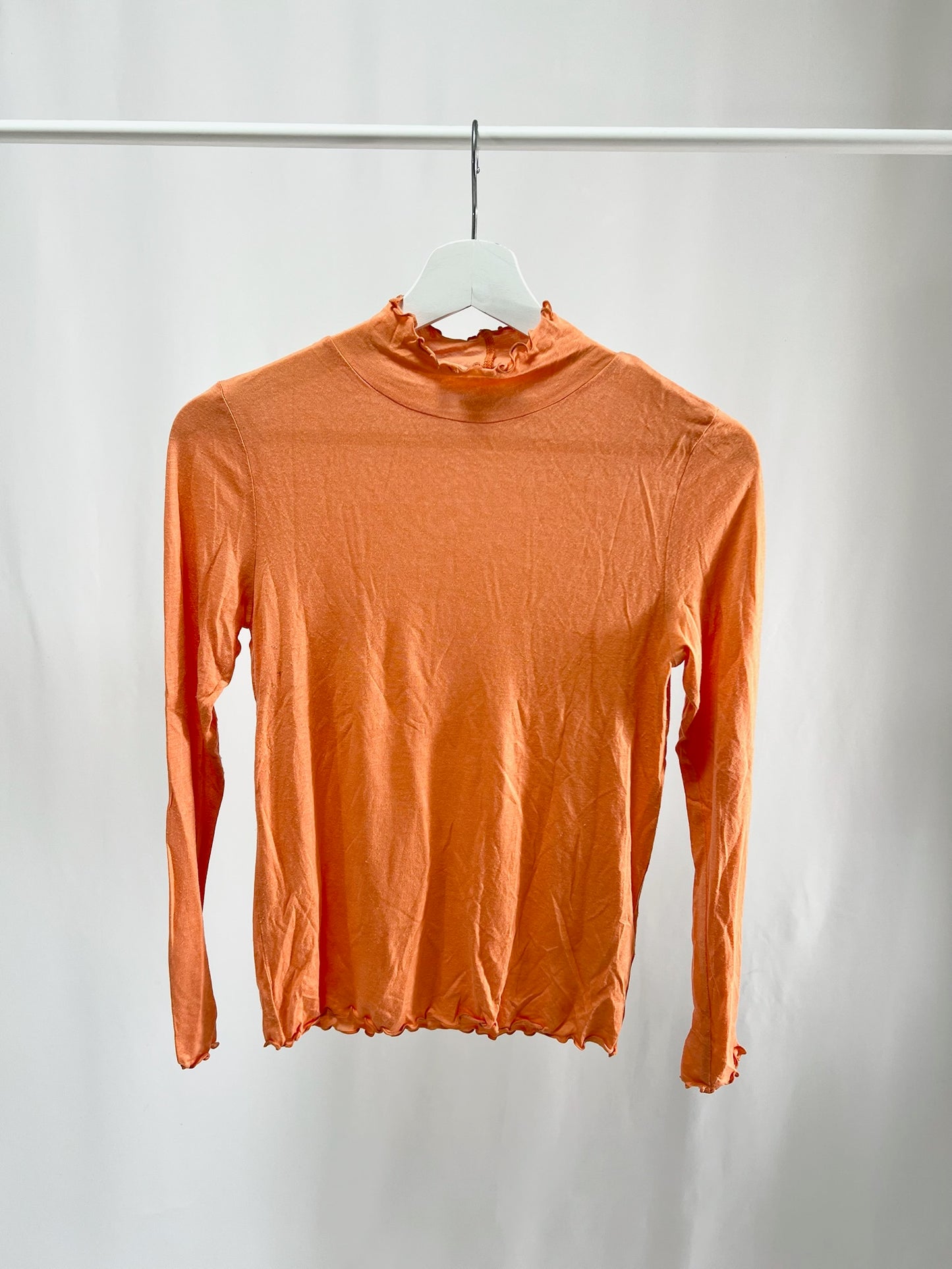 25032Autumn Glow Frill Neck