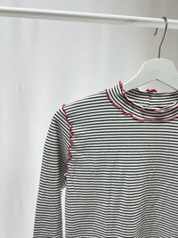 (5月)25030Playful Line Frill Tops