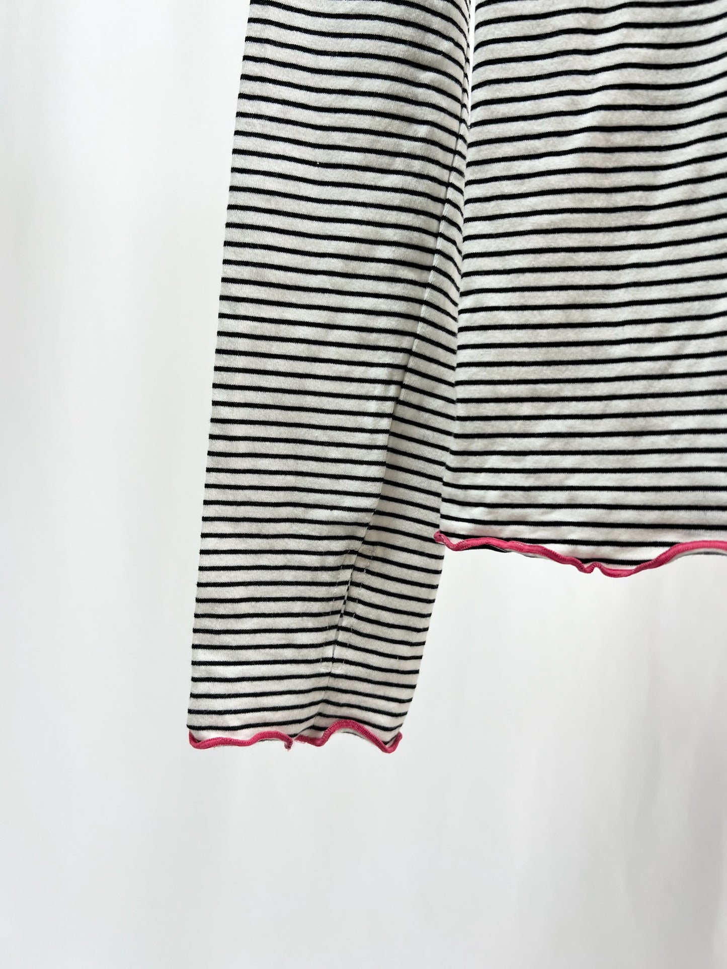 (5月)25030Playful Line Frill Tops