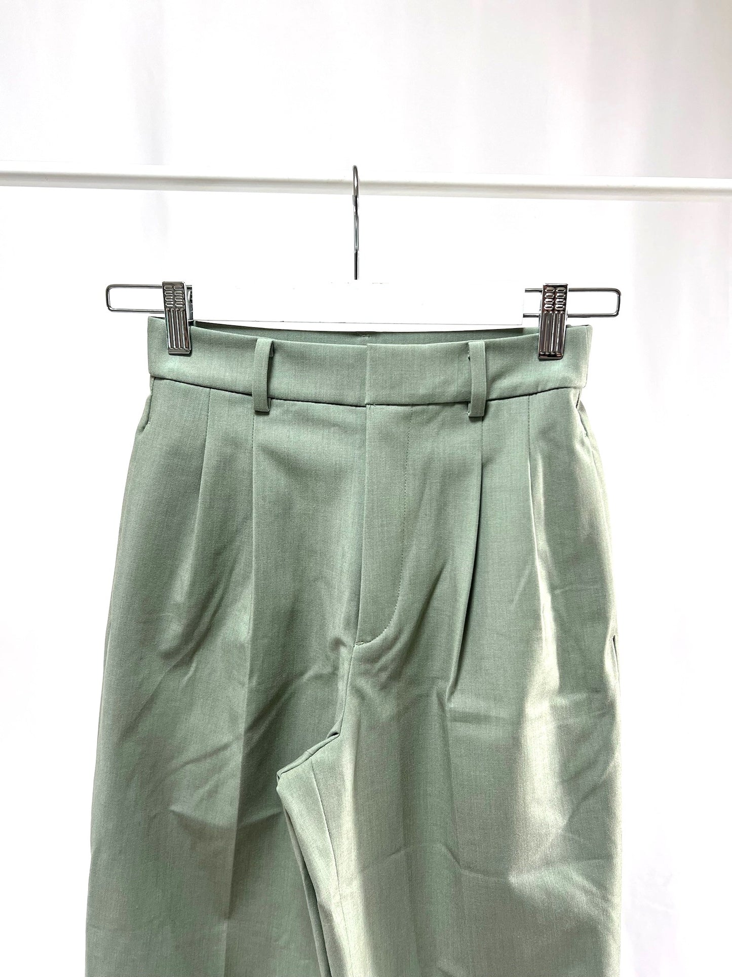 2501214Green Tailored Slacks