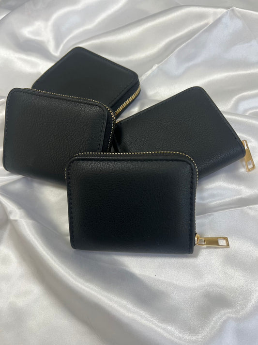 【Free Novelty Gift】Mini Wallet with Zipper Closure