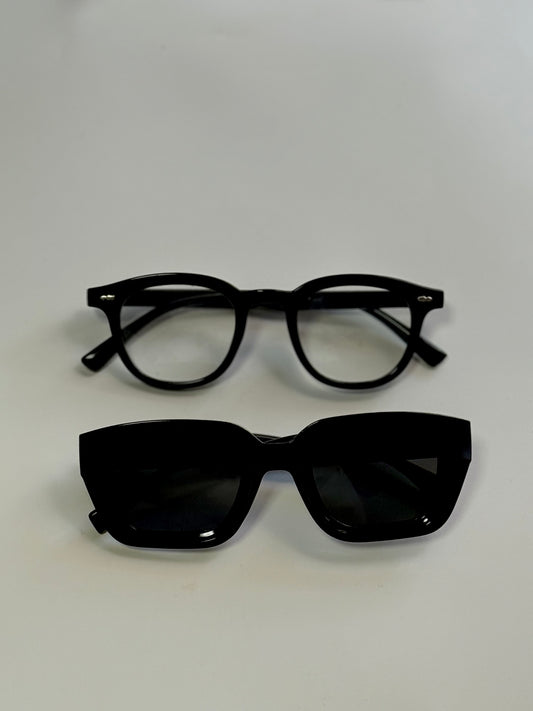 Black Square Sunglasses – Touch of Paris