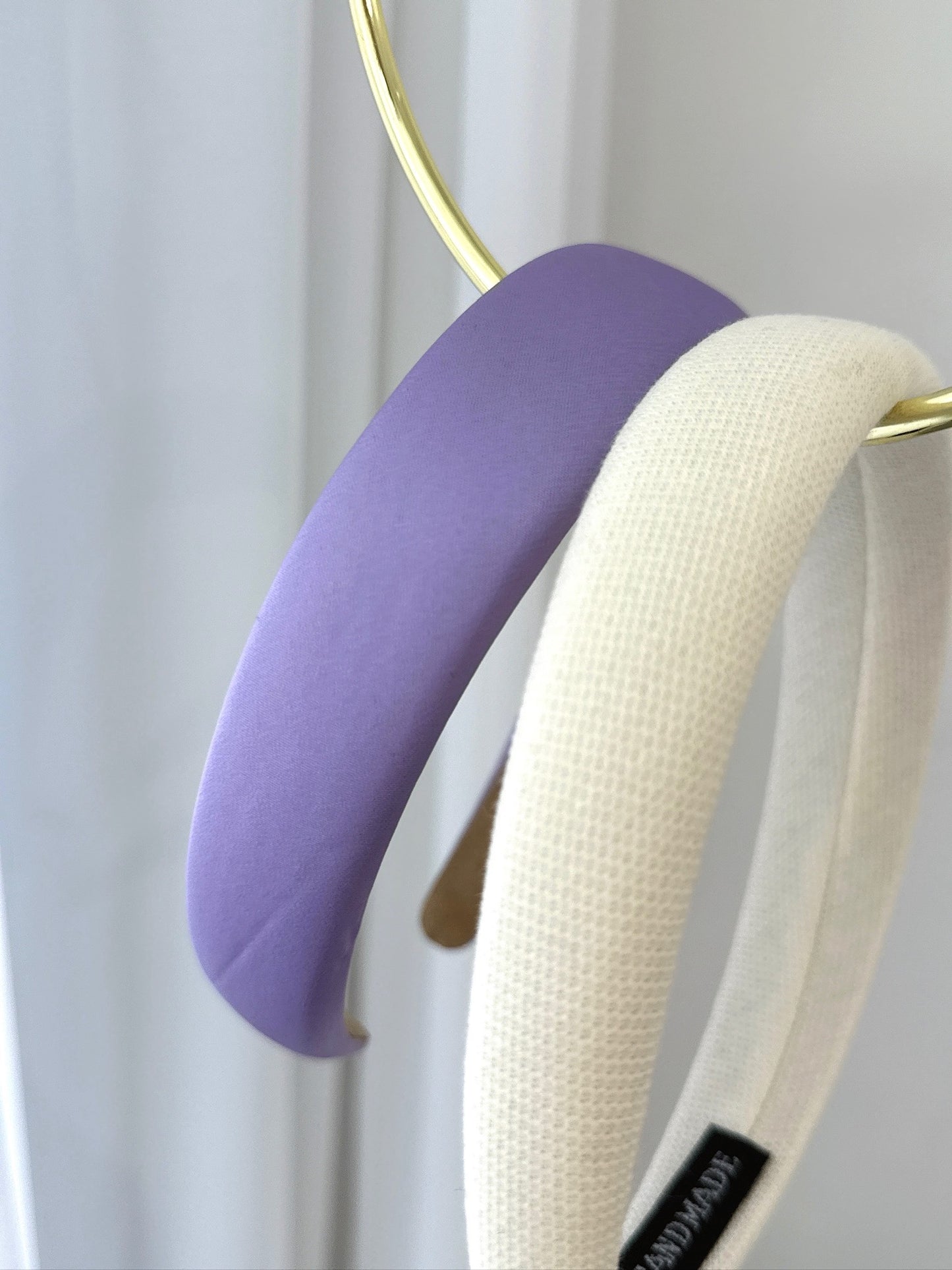 White Puff Headband