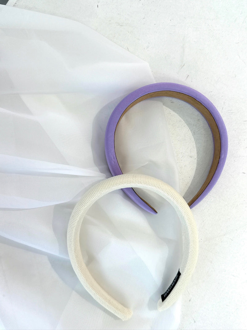 Lavender Puff Headband