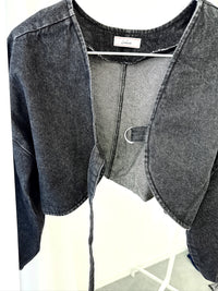 Dark Grey Denim Jacket
