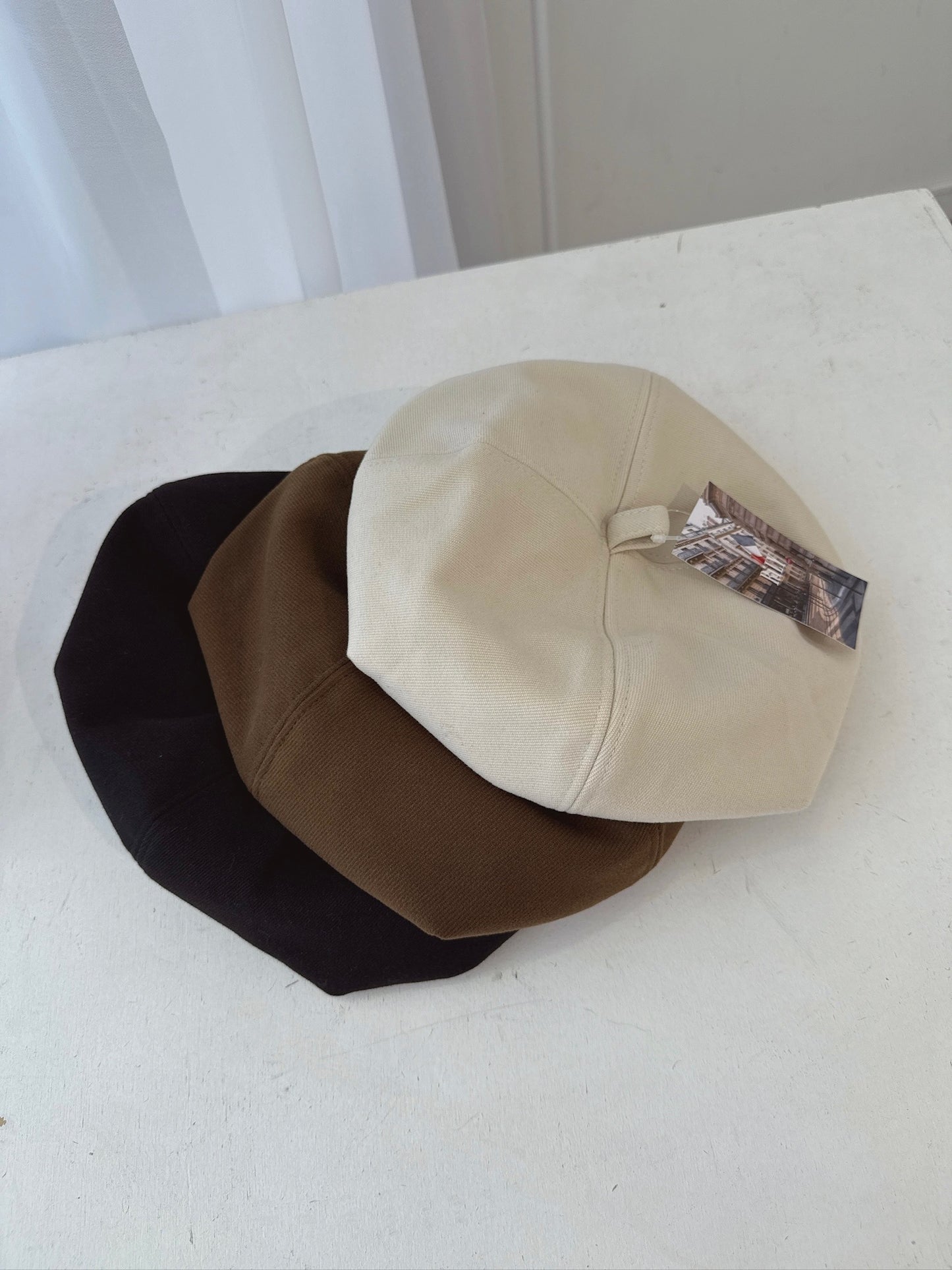 Structured Cotton Beret