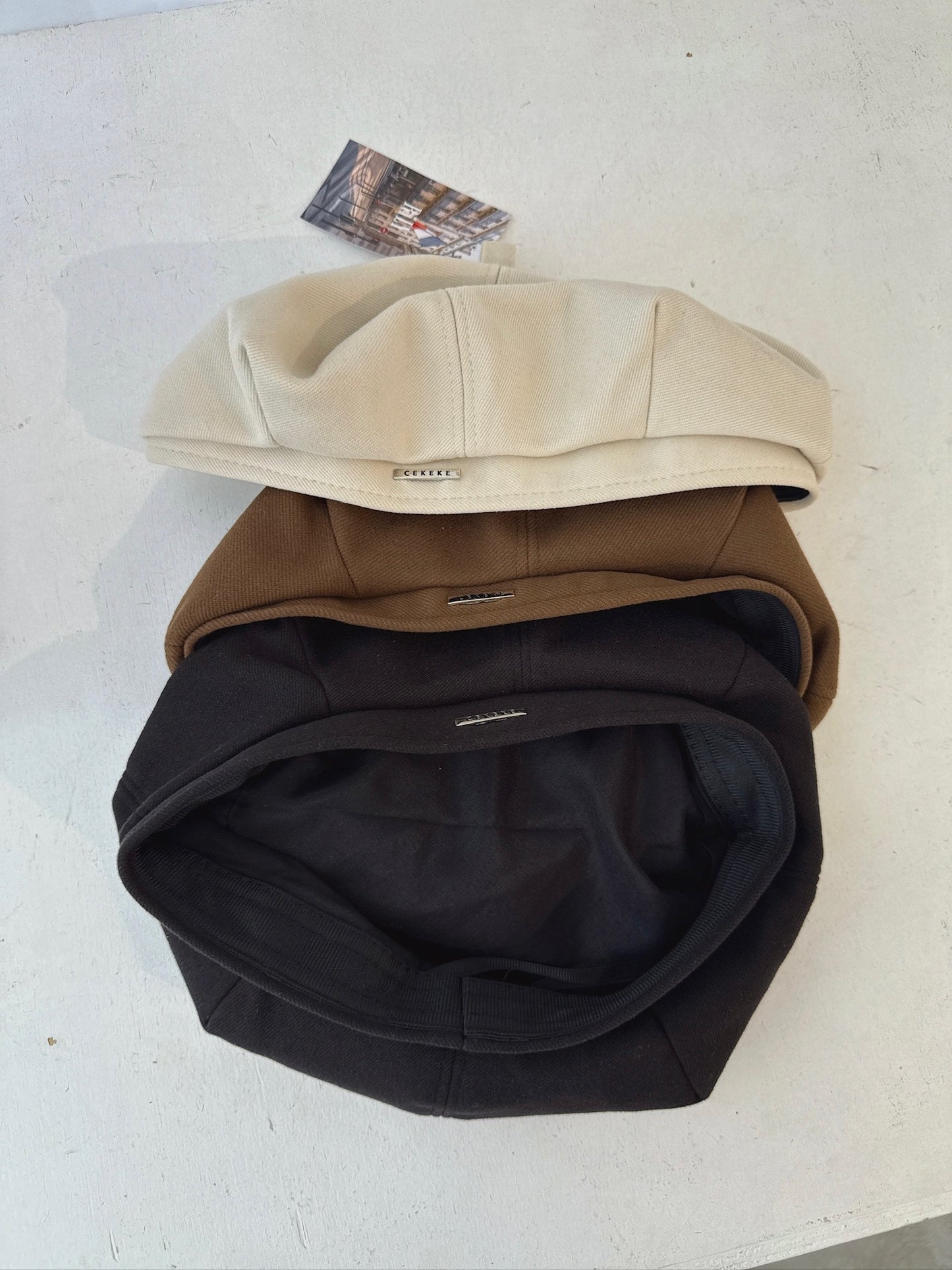 Structured Cotton Beret