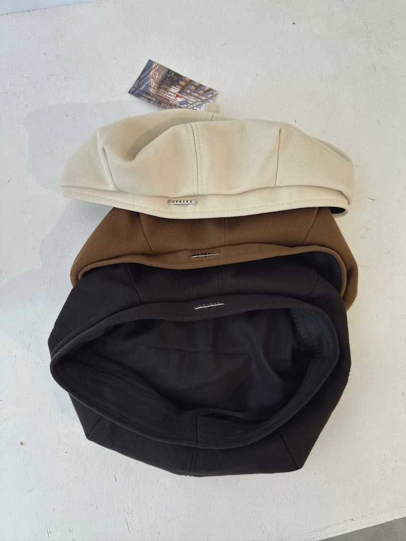 Structured Cotton Beret