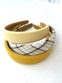 Yellow Padded Headband