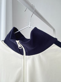POLO Logo Two-Tone Zip-Up Jacket