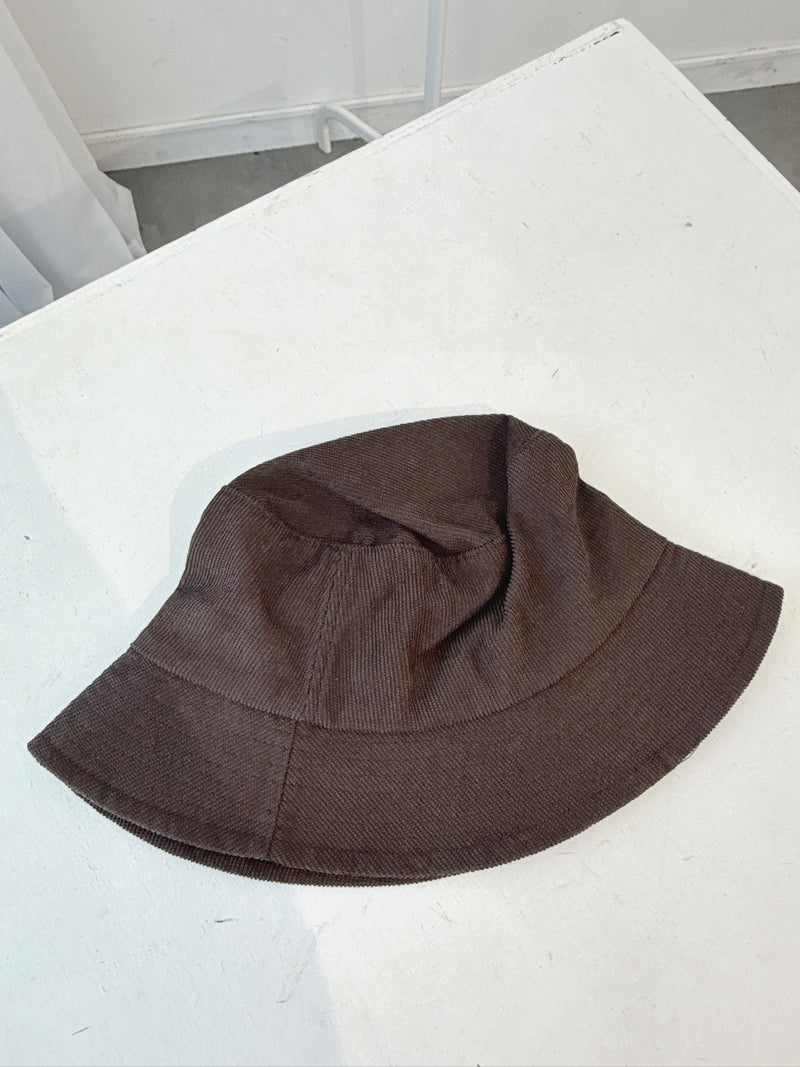 Brown Bucket Hat