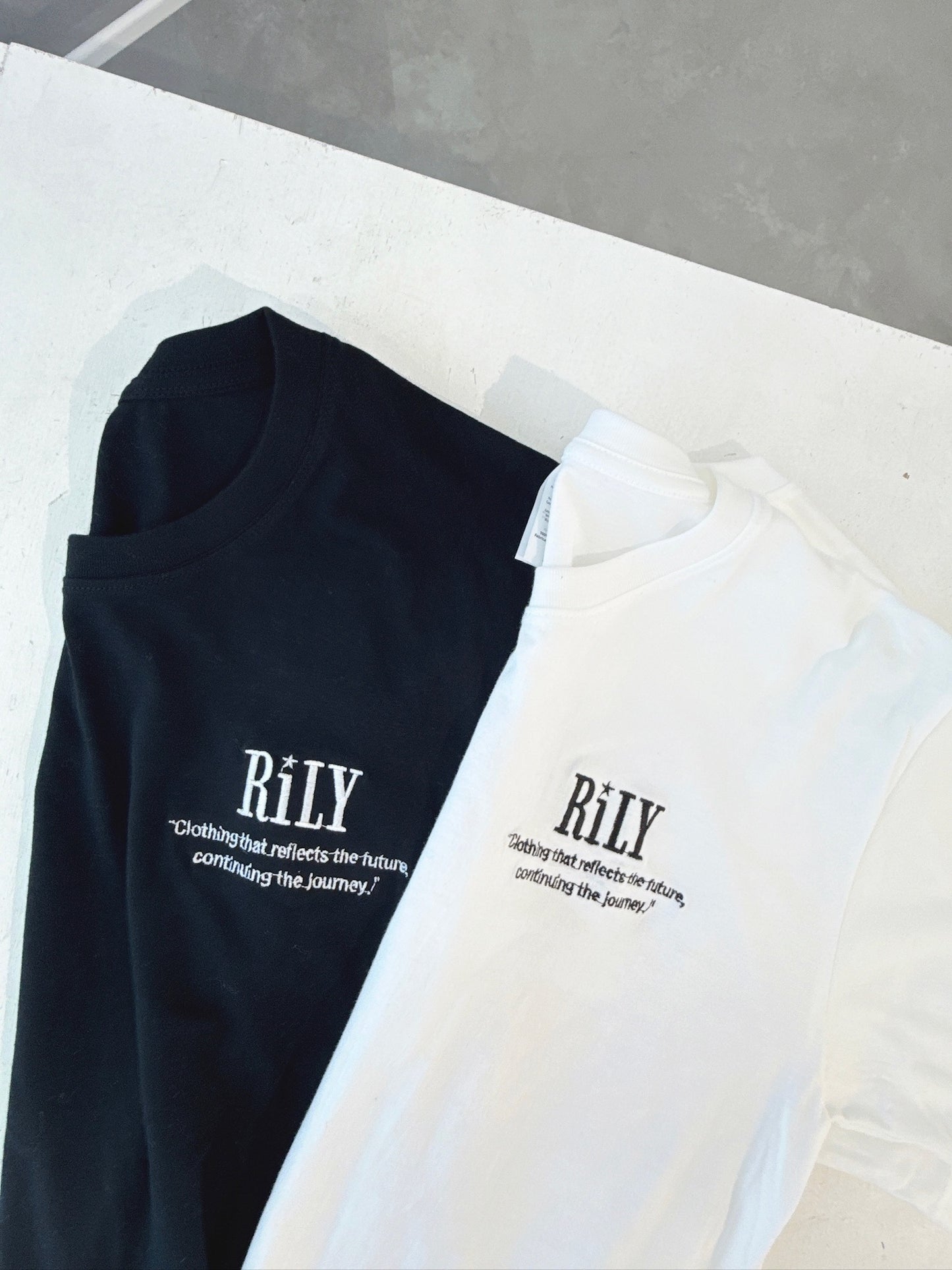“RiLY” Embroidered Logo Tee – Original Short Sleeve Top