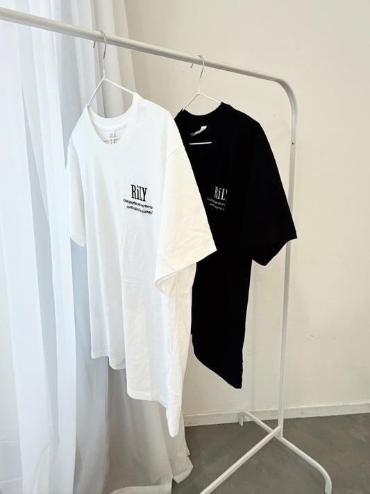 “RiLY” Embroidered Logo Tee – Original Short Sleeve Top