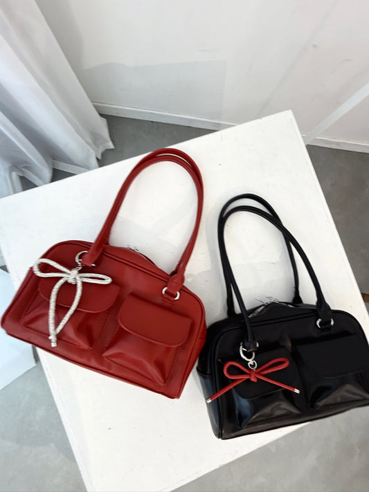 Double Pocket Shoulder Bag