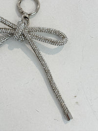 Silver Ribbon Keychain – Chic Accent Charm