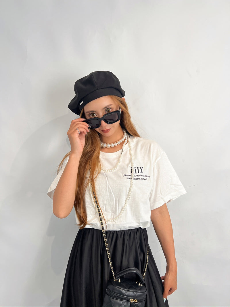 “RiLY” Embroidered Logo Tee – Original Short Sleeve Top