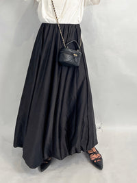 Black Ribbon Slingback Flats