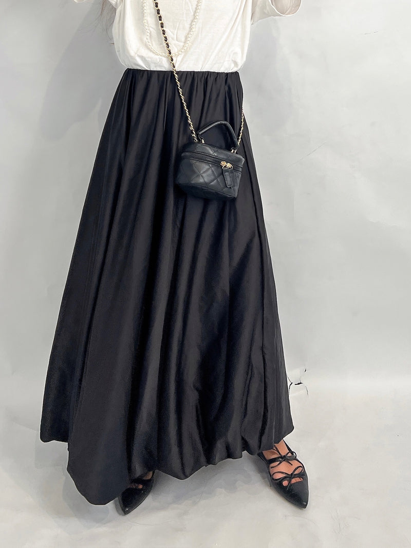 Black Ribbon Slingback Flats