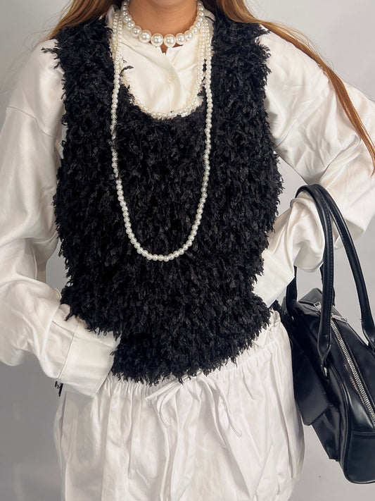 Fuzzy Knit Tank Top