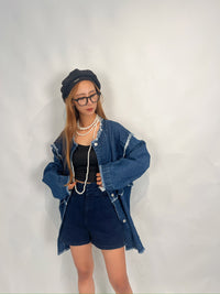 Fringed Denim Jacket
