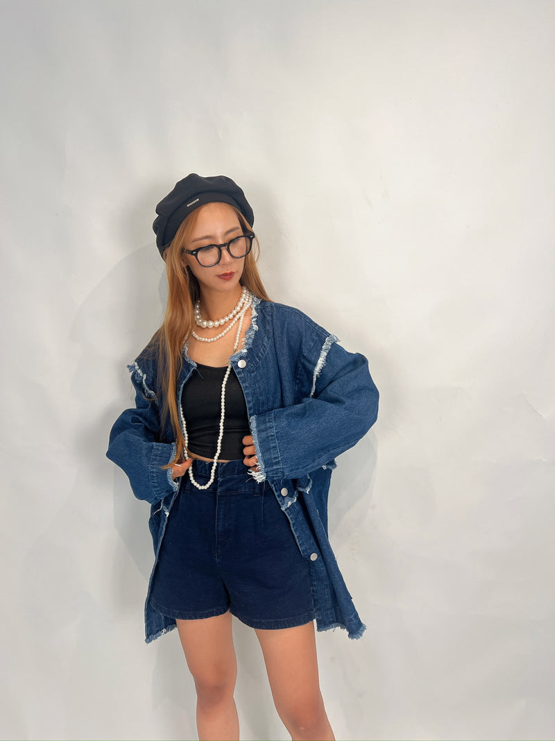 Fringed Denim Jacket