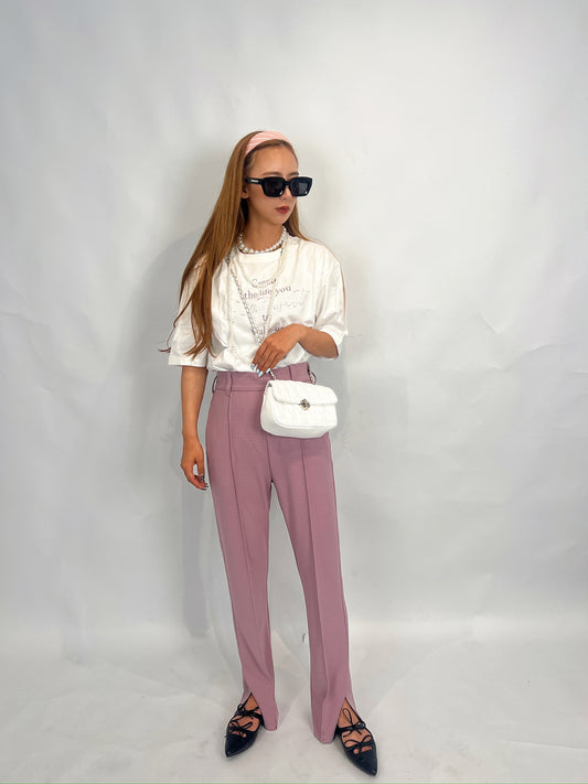 Dusty Pink Tailored Slacks