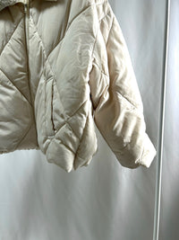 Quilted Jacket with Faux Shearling Collar