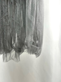 25023Gray Tulle Camisole Top
