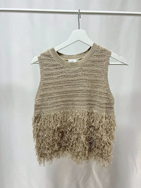 3-24 フリンジベストトップス