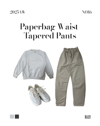 250129Paperbag Waist Tapered Pants